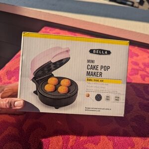 Mini Cake Pop Maker by Bella (Pink) NEW IN BOX